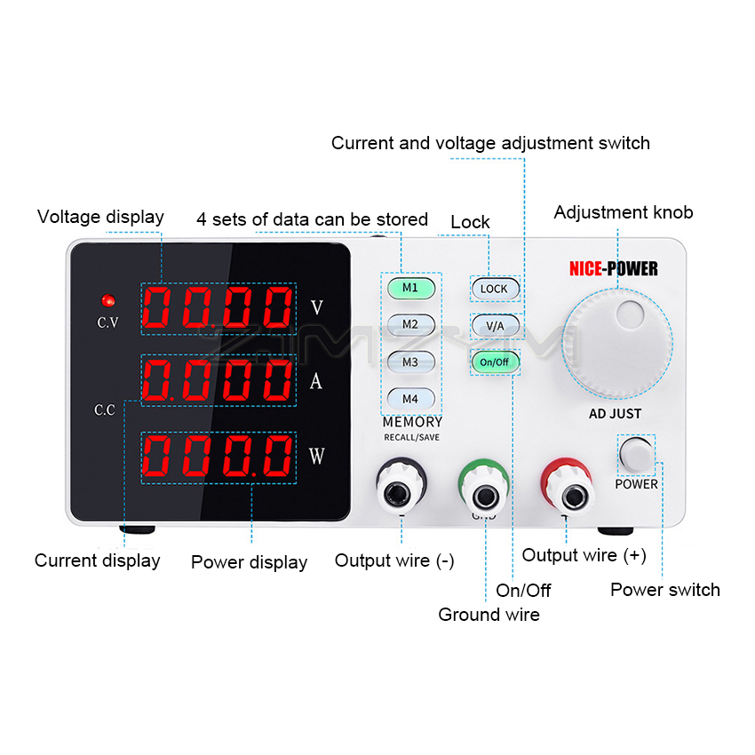 2025 hot sale Lab Programmable - High Precision Adjustable Lab Power Supply 120V 3A recension och pris