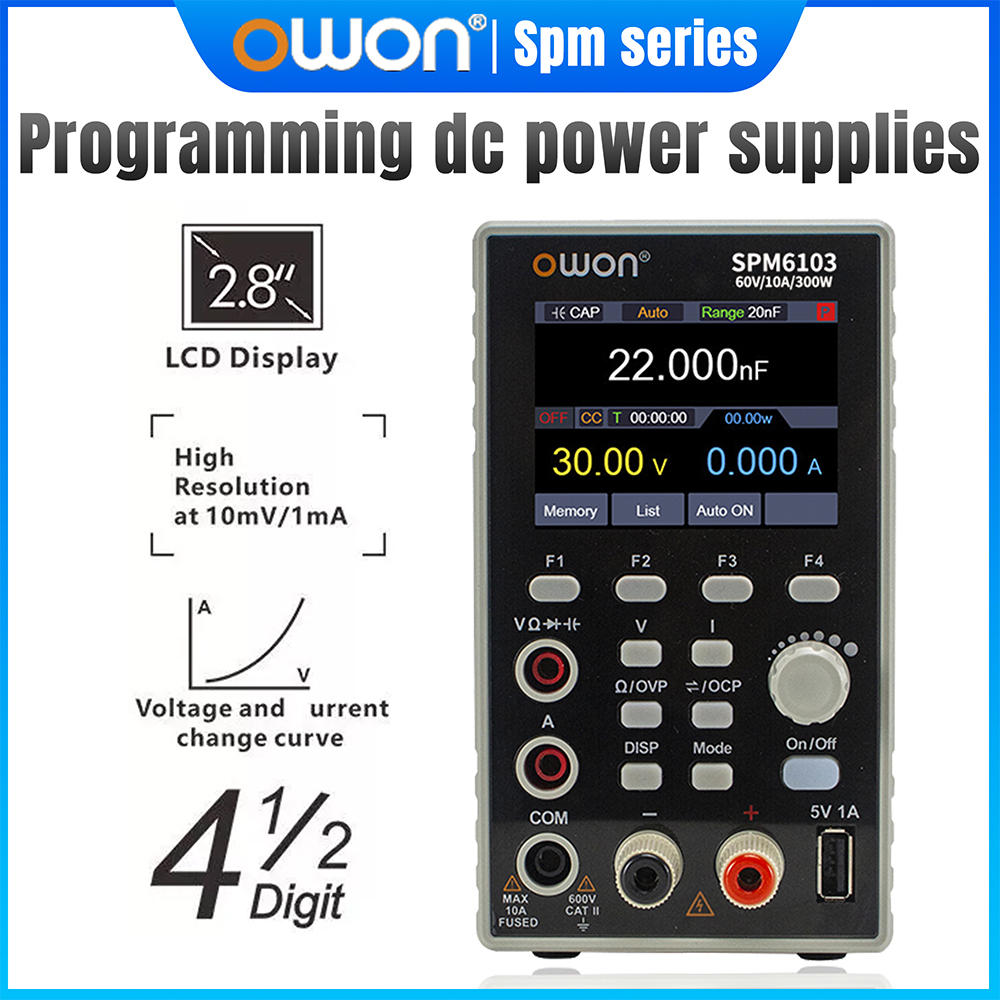 OWON SPM6103 Programmable DC P - Programmable Dc Power Supply 60V 10A recension och pris